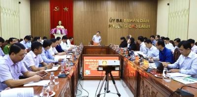 Toàn cảnh buổi kiểm tra công tác bầu cử tại phường Cao Lãnh và phường Mỹ Trà. Ảnh: Hồng Nhung - TTXVN