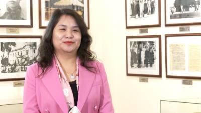 Tiến sỹ Nguyễn Quỳnh Liên trả lời về các hoạt động chuẩn bị cho cuộc bầu cử đại biểu Quốc hội khóa XVI và đại biểu HĐND các cấp nhiệm kỳ 2026-2031. Ảnh: TTXVN phát