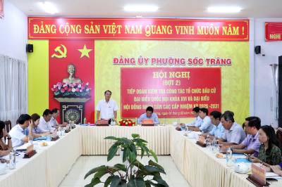 Quang cảnh buổi làm việc. Ảnh: Trung Kiên - TTXVN