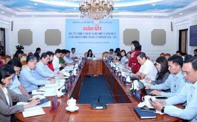 Quang cảnh buổi giám sát. Ảnh: Xuân Khu - TTXVN