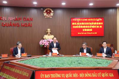 Đại tướng Trịnh Văn Quyết, Ủy viên Bộ Chính trị, Trưởng Ban Tuyên giáo và Dân vận Trung ương phát biểu tại buổi làm việc. Ảnh: Phạm Cường-TTXVN