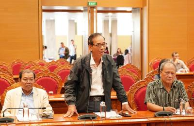 Các đại biểu phát biểu đóng góp tại Hội nghị. Ảnh: Sỹ Thắng-TTXVN