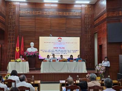 Hội nghị tiếp xúc cử tri với người ứng cử đại biểu Quốc hội khóa XVI và Hội đồng Nhân dân thành phố Đà Nẵng nhiệm kỳ 2026 - 2031 tại đơn vị bầu cử số 1. Ảnh: TTXVN phát