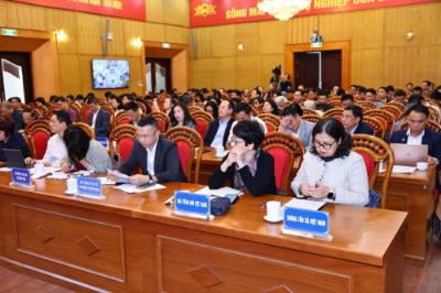 Các đại biểu tham dự Hội nghị giao ban báo chí. Ảnh: Minh Đức – TTXVN