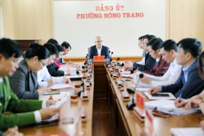 Bí thư Tỉnh ủy Phú Thọ Phạm Đại Dương làm việc với các địa phương về công tác chuẩn bị bầu cử. Ảnh: Tạ Toàn - TTXVN