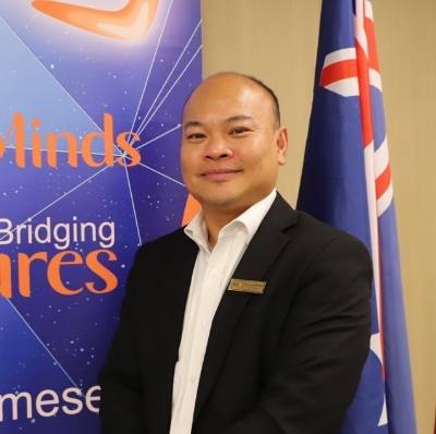 Tiến sĩ Trần Nam Nghiệp, Chủ tịch Chi hội Hội trí thức và chuyên gia Việt Nam tại Australia (VASEA) tại bang Nam Australia, Phó trưởng khoa phụ trách hợp tác quốc tế tại Đại học Adelaide. Ảnh: Thanh Tú - PV TTXVN tại Australia