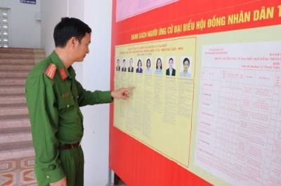 Trại tạm giam số 2 của Công an thành phố Hải Phòng đã hoàn tất công tác chuẩn bị, sẵn sàng cho ngày bầu cử. Ảnh: Mạnh Minh – TTXVN