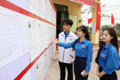 Tỉnh Hưng Yên có khoảng 8.000 cử tri trẻ vừa tròn 18 tuổi. Ảnh: Thế Duyệt – TTXVN