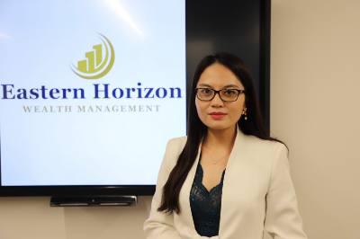 Bà Christine Le, Tổng Giám đốc công ty Eastern Horizon Wealth Management, Chủ tịch Hiệp hội Tài chính và Đầu tư Việt Nam tại Vương quốc Anh. Ảnh: Phong Hà - PV TTXVN tại Anh
