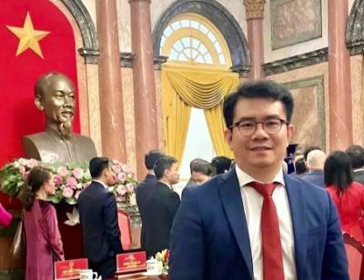 Ông Phạm Khánh Nam - Tổng Biên tập Tạp chí Hương Việt tại CHLB Đức. Ảnh: TTXVN phát