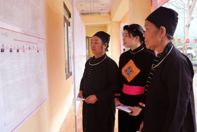Người dân vùng biên giới Thanh Thủy (Tuyên Quang) hân hoan đi bỏ phiếu bầu cử đại biểu Quốc hội và đại biểu Hội đồng nhân dân các cấp nhiệm kỳ 2026 - 2031. Ảnh: Đức Thọ - TTXVN