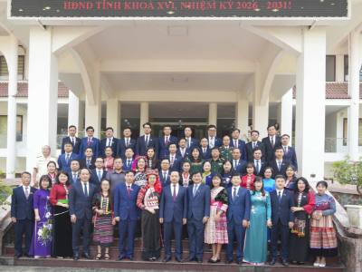 Các đại biểu HĐND tỉnh khóa XVI, nhiệm kỳ 2026 - 2031. Ảnh: Xuân Tư - TTXVN